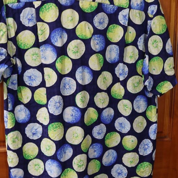 Tulliano Citrus Print Shirt Medium - Picture 8 of 11